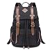 BeautyWill Vintage Canvas Backpack Rucksack Unisex for School Travel Hiking