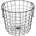 Happyyami Table Top Firepit Indoor Wire Mesh Stackable Utility Storage Bin Round Firewood Storage Basket Metal Firewood Organizer Closet Baskets Pantry Storage Wire Basket
