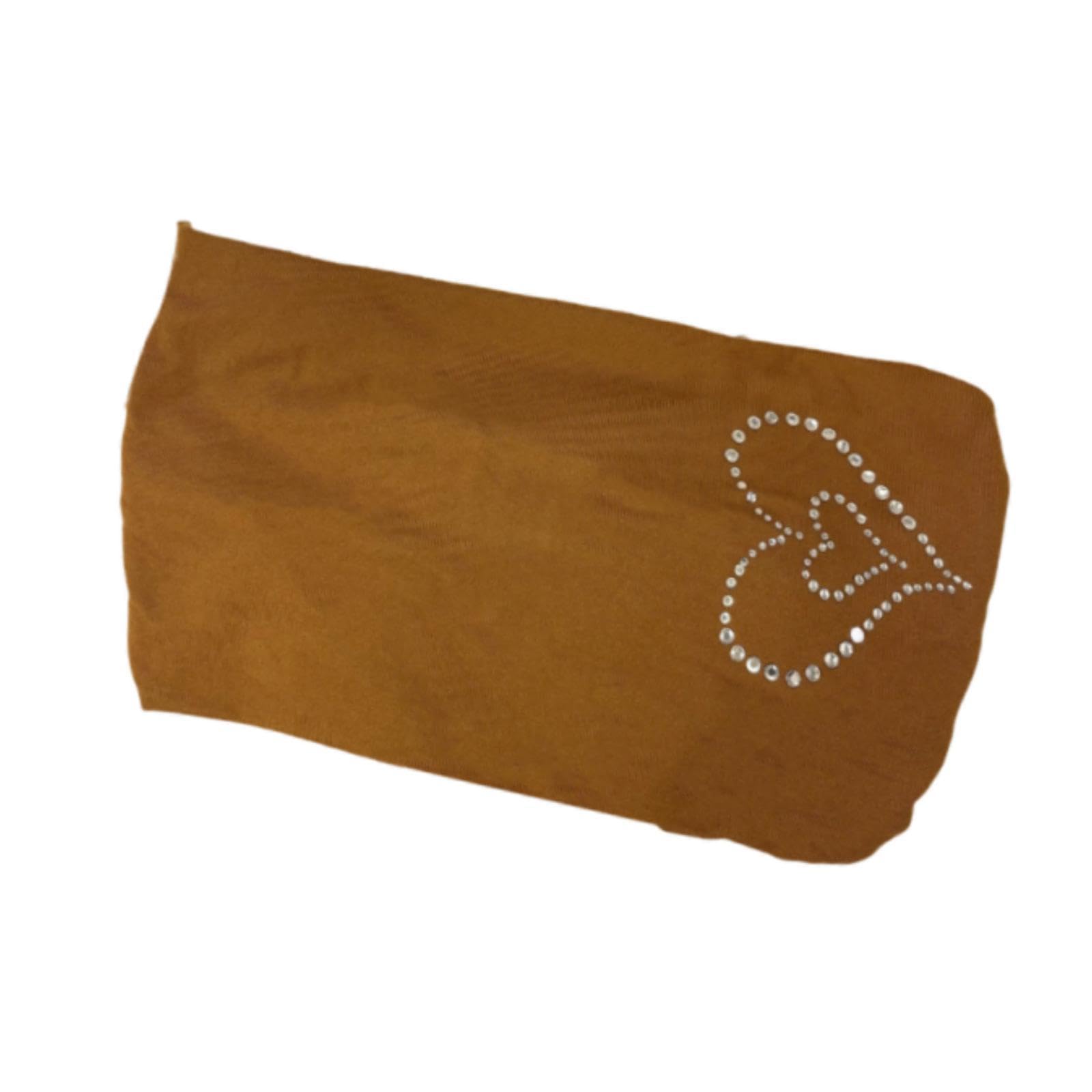 Wide Headband Fashionable Non Slip Workout Headband for Gym Athletic Cycling Brown-image-28