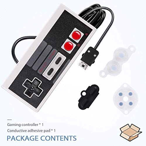 image for AGPTEK NES Classic Edition Mini Controller with 11.8FT Cable for Ninte