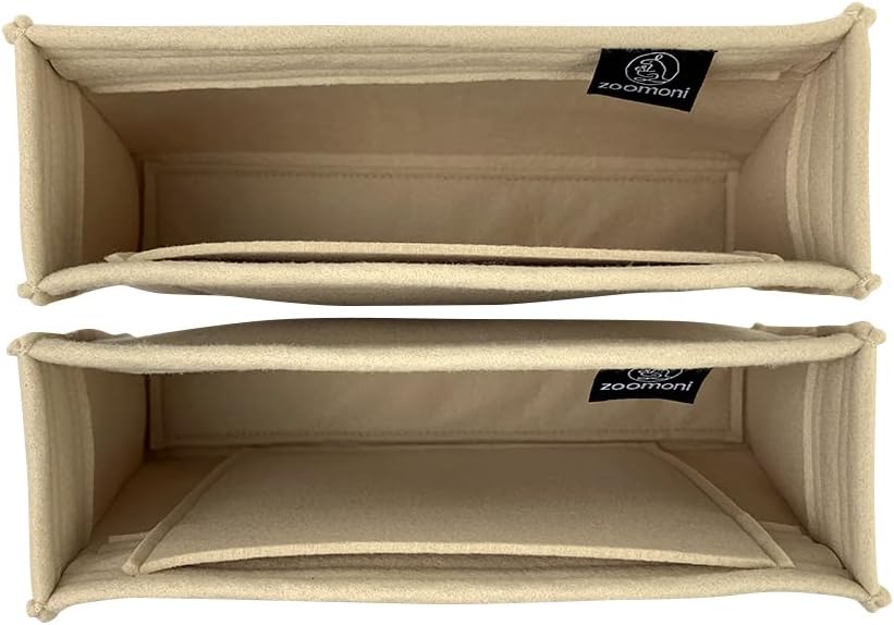 Zoomoni Premium Bag Organizer for Fendi Peekaboo ISEEU Small [Set of 2] (Handmade/20 Color Options) [Purse Organiser, Liner, Insert, Shaper]