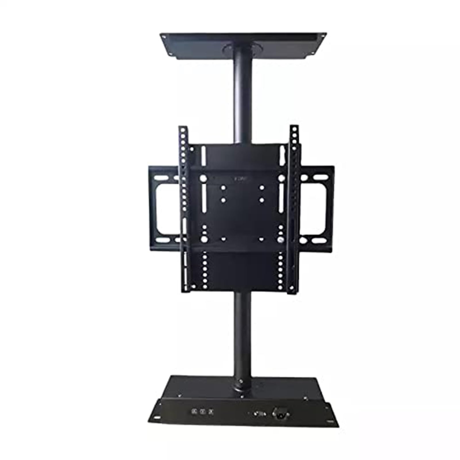 QICBYING Motorized Rotating TV Wall Mount, LCD TV 360 Degree Rotating Frame Floor Stand Divider Rotation Frame Rotating Tv Cabinet Rotation Base, Electric TVs Bracket(A)