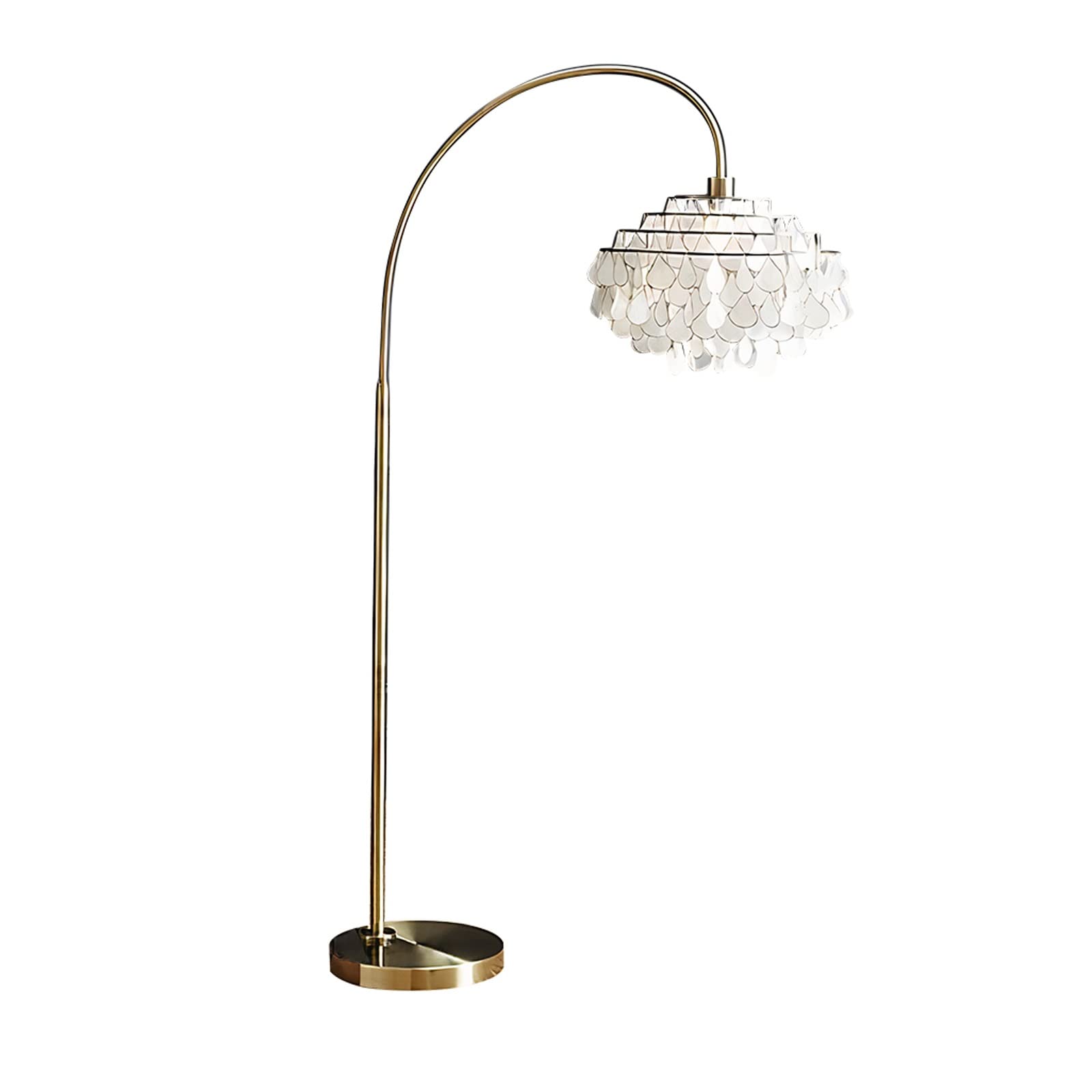KKXXYQFC Lampada da di Lusso nordica - Conchiglia per Soggiorno, Camera da Letto e Studio - Illuminazione Creativa in Stile Pastorale Americano per l'arredamento di casa e Ristorante
