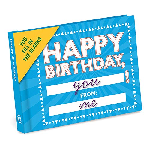 Image of Knock Knock Happy Birthday Fill in the Love Journal (50087)