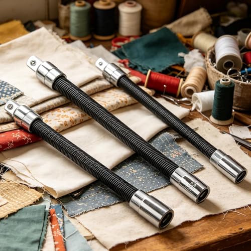 Kit d'extension de clé à douille flexible en métal robuste pour réparation automobile durable - 4