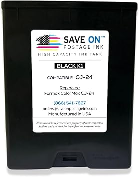 Memjet Ink Cartridge Compatible Formax CJ-24 | Memjet Ink Compatible HI-Cap Black Ink Tank for ColorMax7 and ColorMax8