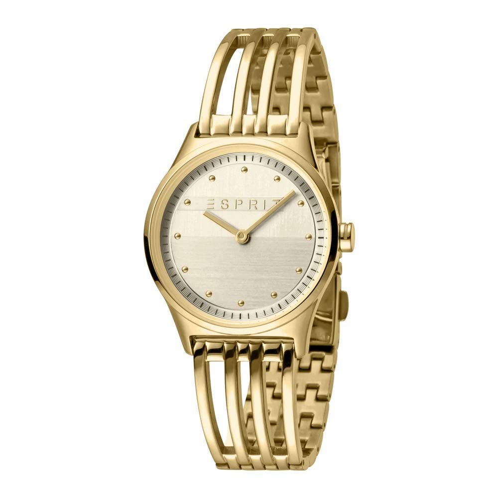 Esprit Analog Champagne Dial Womens Watch-ES1L031M0035 (B07H8F235V) Amazon Price History, Amazon Price Tracker
