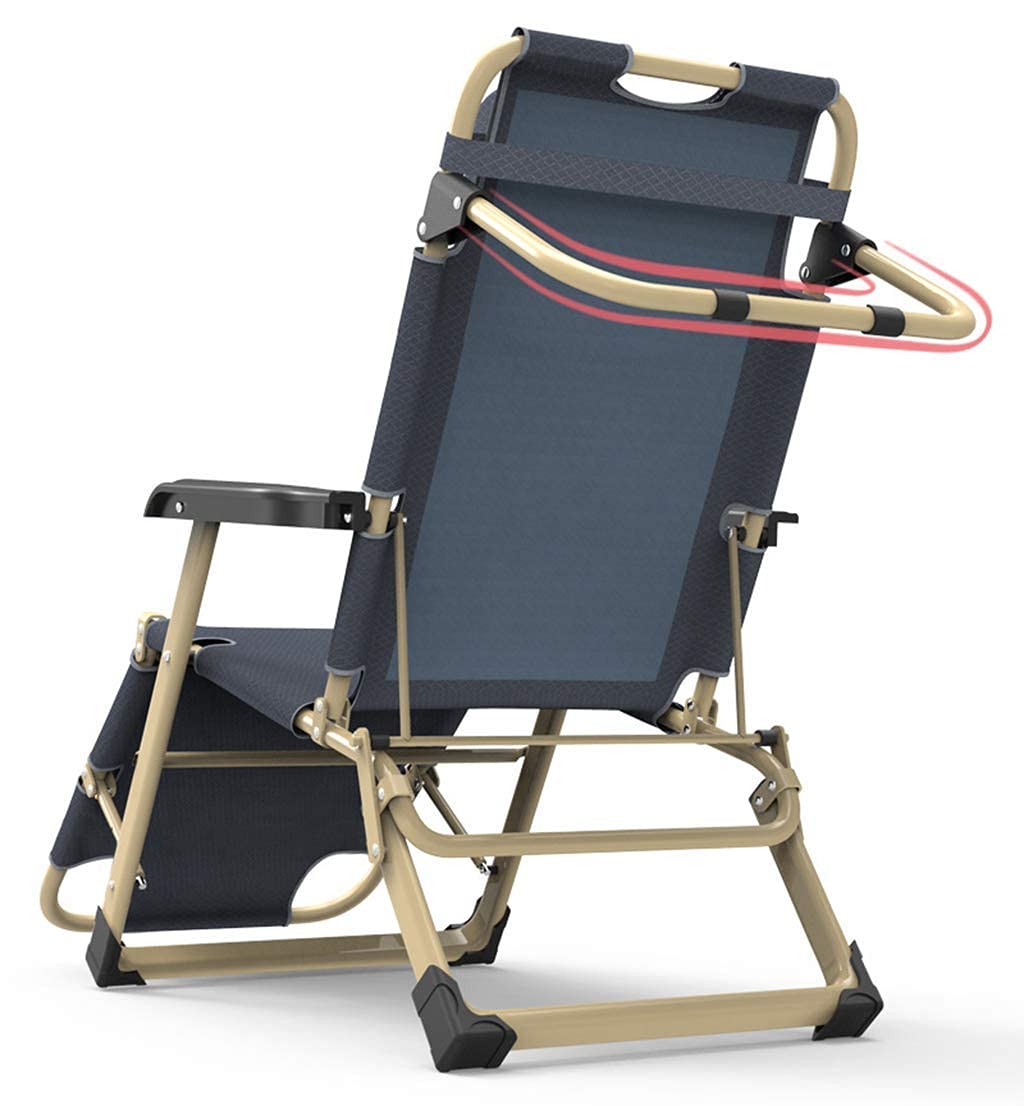 Sedia per il tempo libero per la casa Sedia pieghevole da giardino reclinabile imbottita Oxford 600D - Lettino prendisole per esterni Sedia reclinabile per patio, giardino, prato - Grigio needed