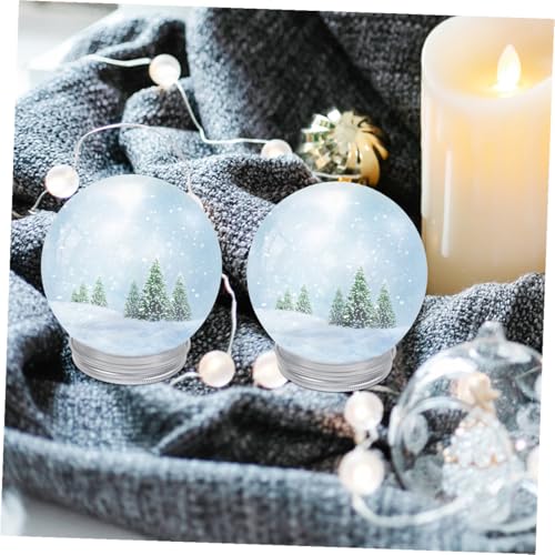 Esferas de plástico para decoración navideña y manualidades caseras 7