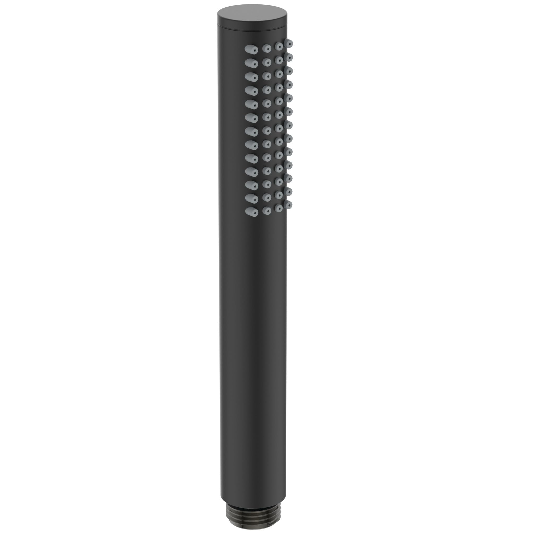 Ideal Standard Ceratherm T25 Sistema doccia, soffione a pioggia a risparmio idrico con doccetta a 1 funzione e protezione antiscottatura, flessibile doccia 1750 mm – Nero Opaco (315x542,5x1117 mm)