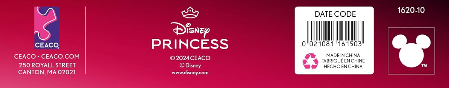 Ceaco - Disney - Princess Trio - Rapunzel and Pascal - Glitter Puzzle - 100 Piece Jigsaw Puzzle