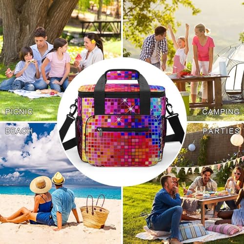 Disco Ball Image Camping Ice Packs Are Lightweight, Large in Capacity And Easy to Carry3