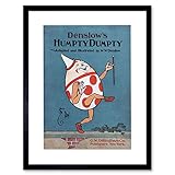 The Art Stop Painting Book Cover William Wallace DENSLOW Humpty Dumpty Framed Print F12X8618