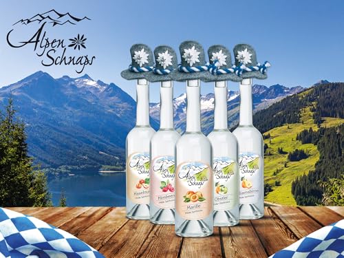 Alpenschnaps Steinbeisser Williamsbirne mit Honig (1l) – Milder, aromatischer Birnenschnaps – Obstschnaps mit Rezeptur aus dem Alpenland – Schnaps für den Genuss nach dem Essen – 35 % Vol.