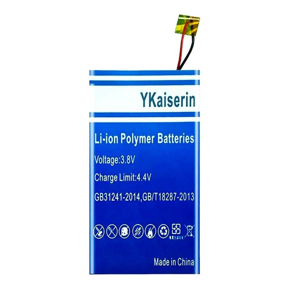 600mAh High Capacity Li-ion Polymer Mp3 Battery Compatible for Apple iPod Nano 6 6th Gen 8GB 16GB Long-Lasting Nano 6 616-0531,with Professional Repair Tool Kit