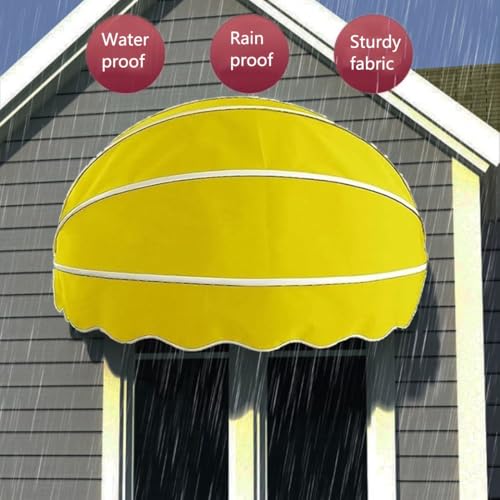 Auvent de terrasse rétractable et imperméable de 100cm - 4