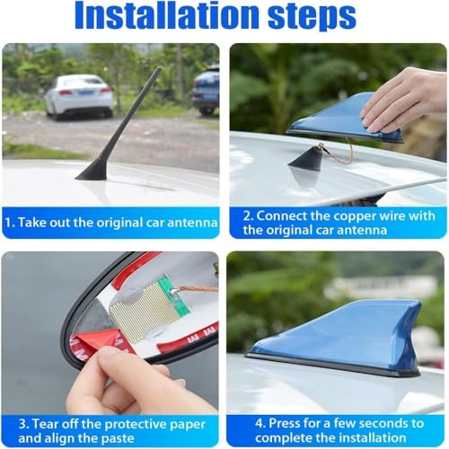 Antenne Requin pour Voiture pour Éviter la Casse au Lavage sur Partner - 8