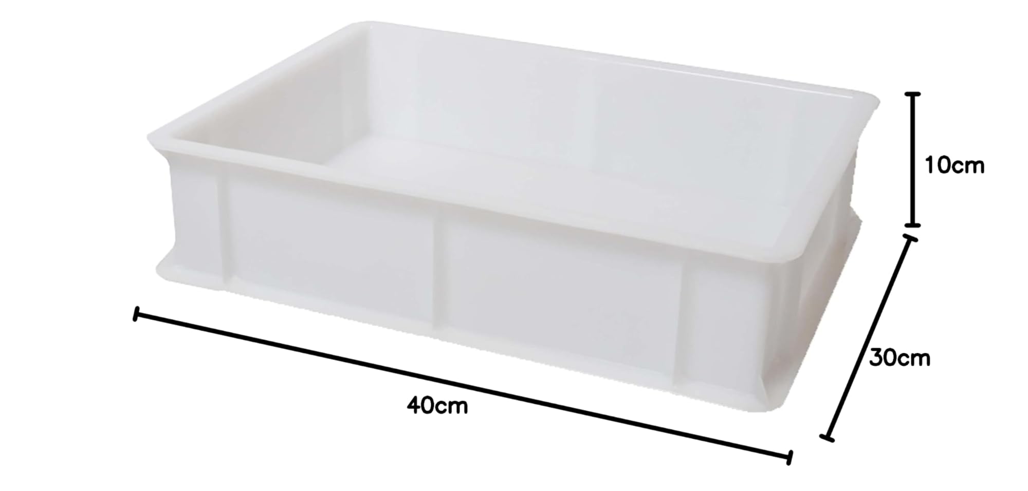 Genus Dei | Trois boîtes pour levage à pizza et à pain | Boîte alimentaire pour pétrir | Trois boîtes à pétrissage | 30 x 40 x 10 cm + 1 couvercle