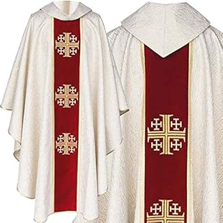 Vestment Gold - Gothic style Chasuble with a matching stole