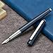 HongDian 525 Dark Blue Fountain Pen, Extra Fine Nib Classic Pen Includes Metal Pen Case and Refillable Converter
