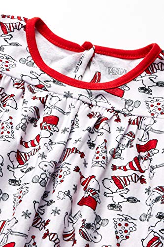 Peanuts Snoopy Girls Christmas Holiday Granny Nightgown Pajama3
