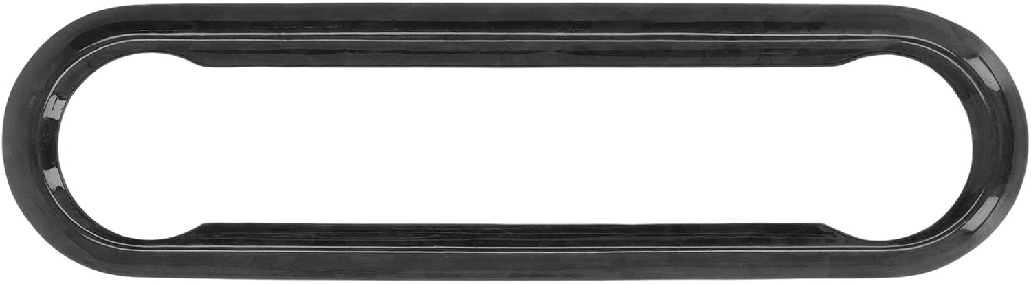 カーボンファイバーセンターコンソールボリュームノブ装飾フレームトリム交換用プレミアム素材アルファロメオジュリアステルヴィオ 2020