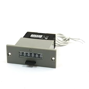 ZHuidjo Controller 1-999999 Counting LFC-6 Wired Power Counter Relay ACsuitablevoltageV (SN: 585 4d2 24b aaf ca9)