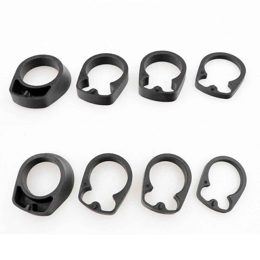 XBERSTAR MTB Bike Bicycle Stem One Handlebar Spacer Set For 1-1/8(28.6mm) Fork Accessory (BLACK)