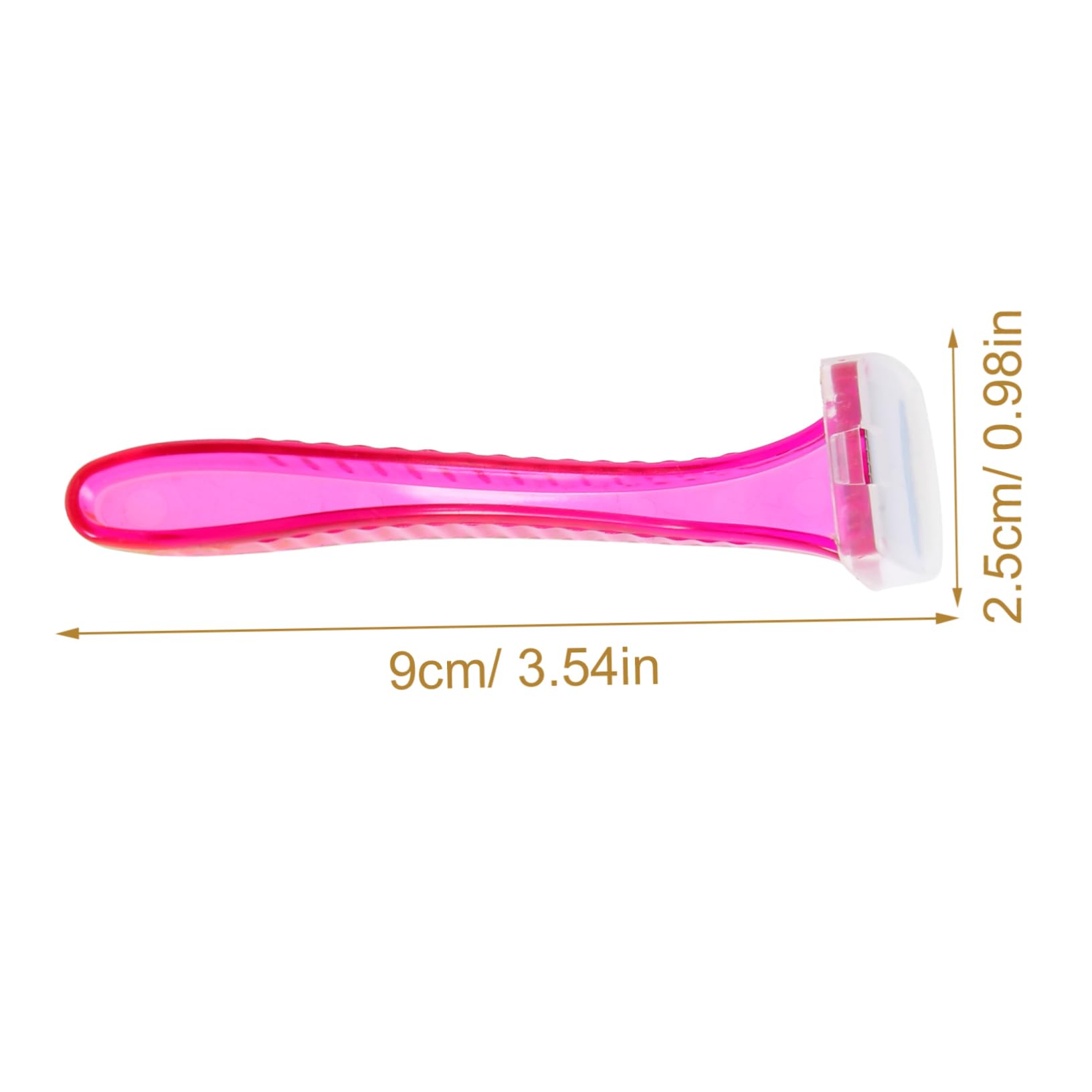 Housoutil Rasoio Manuale per Depilazione Donna Bikini 15 Pezzi in Acciaio Inossidabile Portatile per Viaggio Rasatura Precisa e Irritazione Ridotta