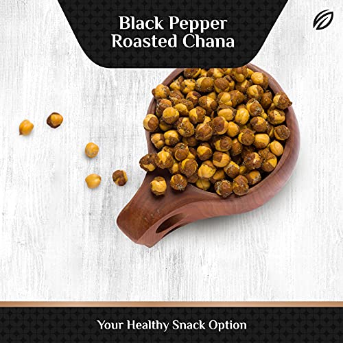 Image of Shrego Black Pepper Roasted Chana, Snack and Namkeen, Vacuum Packed (300 GM)