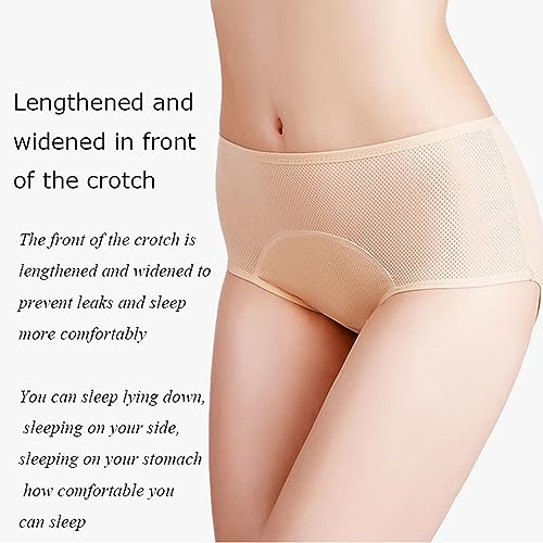 REUset Damen-Inkontinenz-Unterhosen, 3 Stück, urinsicher, waschbar, atmungsaktiv, wasserdicht, waschbare Damen-Inkontinenz-Unterhosen, Größe A, L
