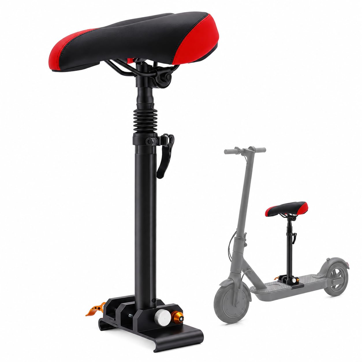 Seggiolino per scooter elettrico, altezza regolabile da 45 a 65 cm
