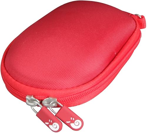Miniatura 4 de Hermitshell Estuche de viaje para TiendaBasics Ratón inalámbrico Nano Receptor MGR0975 (rojo)