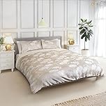 Emma Barclay Blossom - Embellished Jacquard Duvet Set in Cream - King