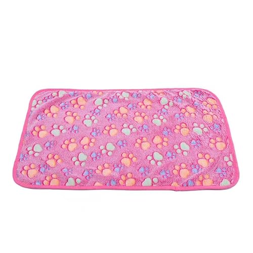 Highrock Pet Blanket For Small Cats & Dogs Thick Sleep Mat, Pet Dog Cat Puppy Kitten Soft Blanket Doggy (M, Pink) #TOP2