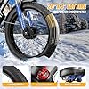 Qianchice 3000W Peak 52V Dual Motor Electric Bike for Adults, 87 Miles 37 MPH 26'' Fat Tire Electric Bike 52V 23AH Battery E-Bicycle, Hydraulic Disc Brake 21 Speed Ebike(Included Rack Bike Bag) #3