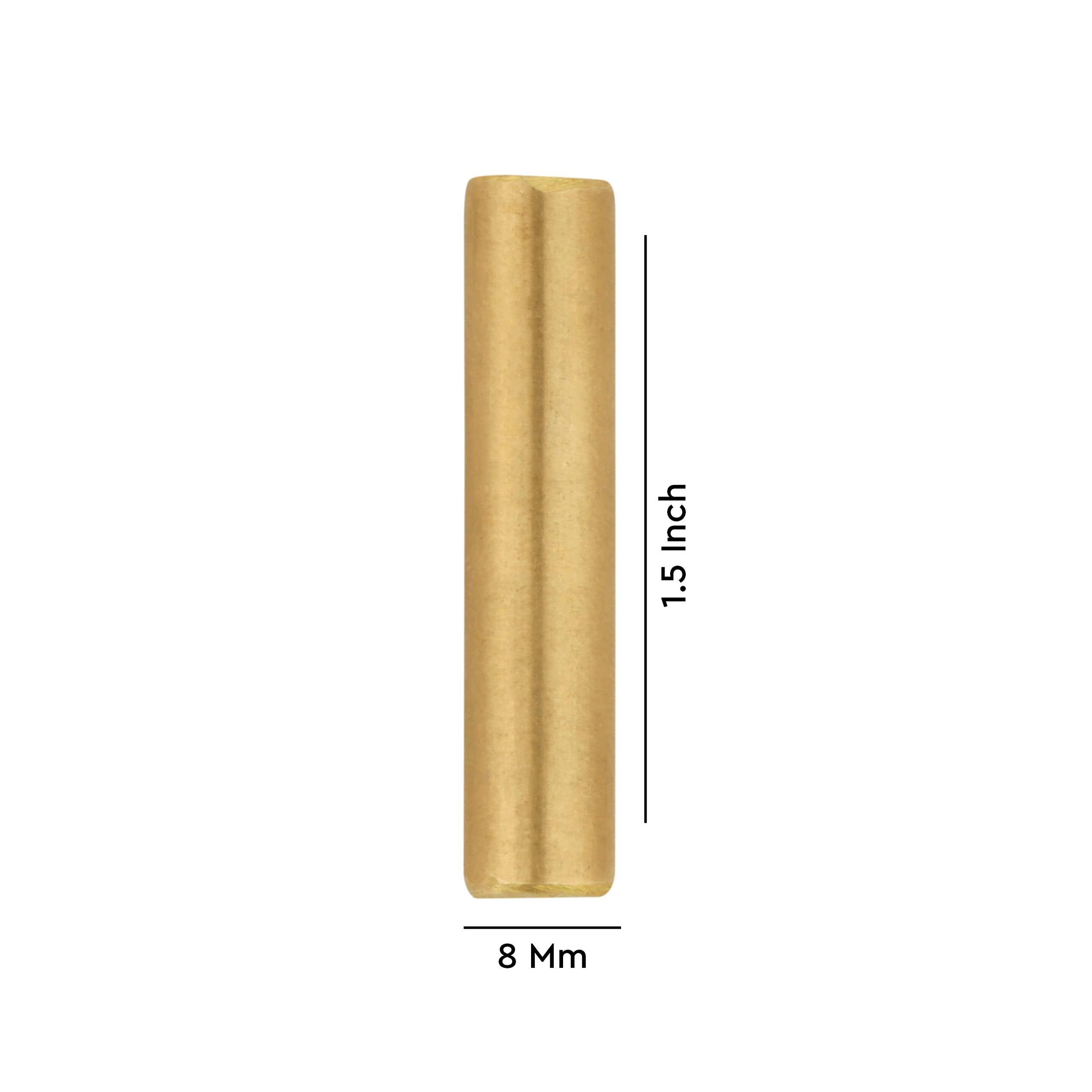 TREEMAISON Vastu Round Brass Stud | Size- 1.5 Inch | Remedy for Vastu Dosh Correction & Zone Balancing Earth Element | Pack of 06 1