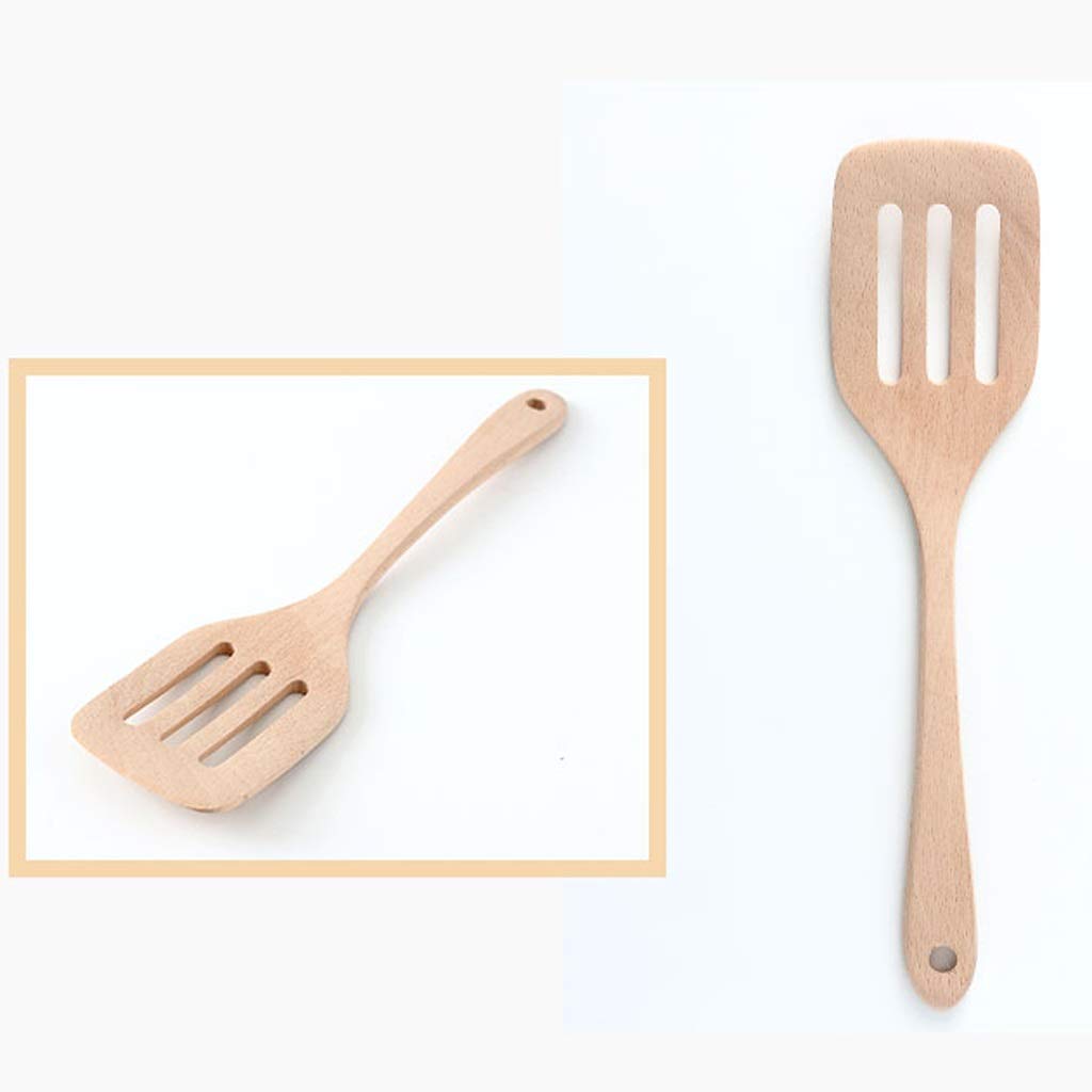 Holzspatel, natürlicher Pfannenwender, Antihaft-Küchenspatel, Hochtemperatur-Spatel, Küchenutensilien für Zuhause und Restaurant