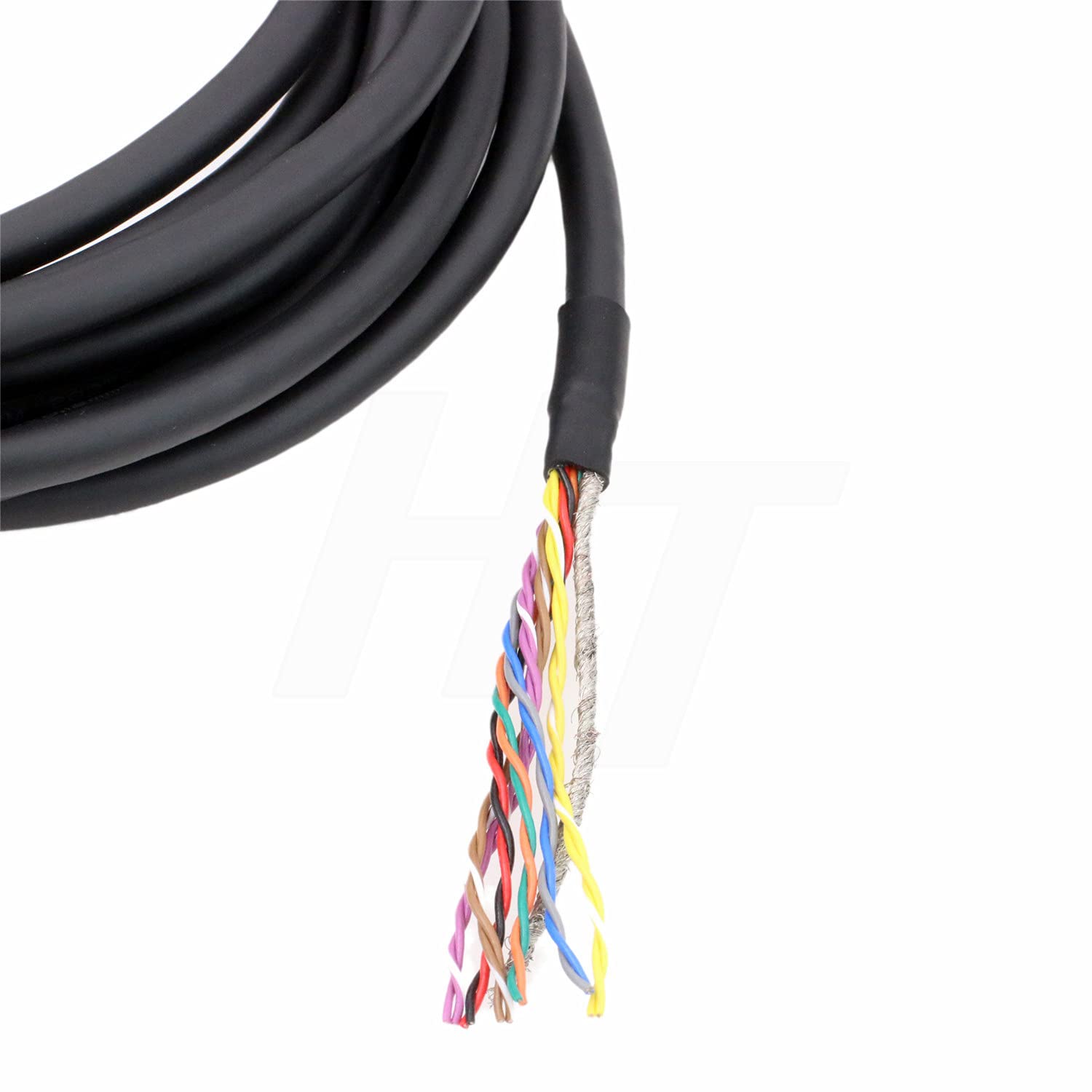 Hirose 12 Pin Female HR10A-10P-12S to Flying Cable for Allied AVT GigE, Sony DXC, Panasonic, Hitachi, Jai, Basler, Dalsa, Teli, Toshiba Camera (Straight 12-pin, 1 m)