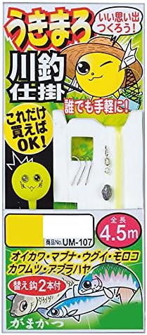 Gamakatsu UM107 Ukimaro River Fishing Tackle No. 4 - Harris 0.6. 45540-4-0.6-07