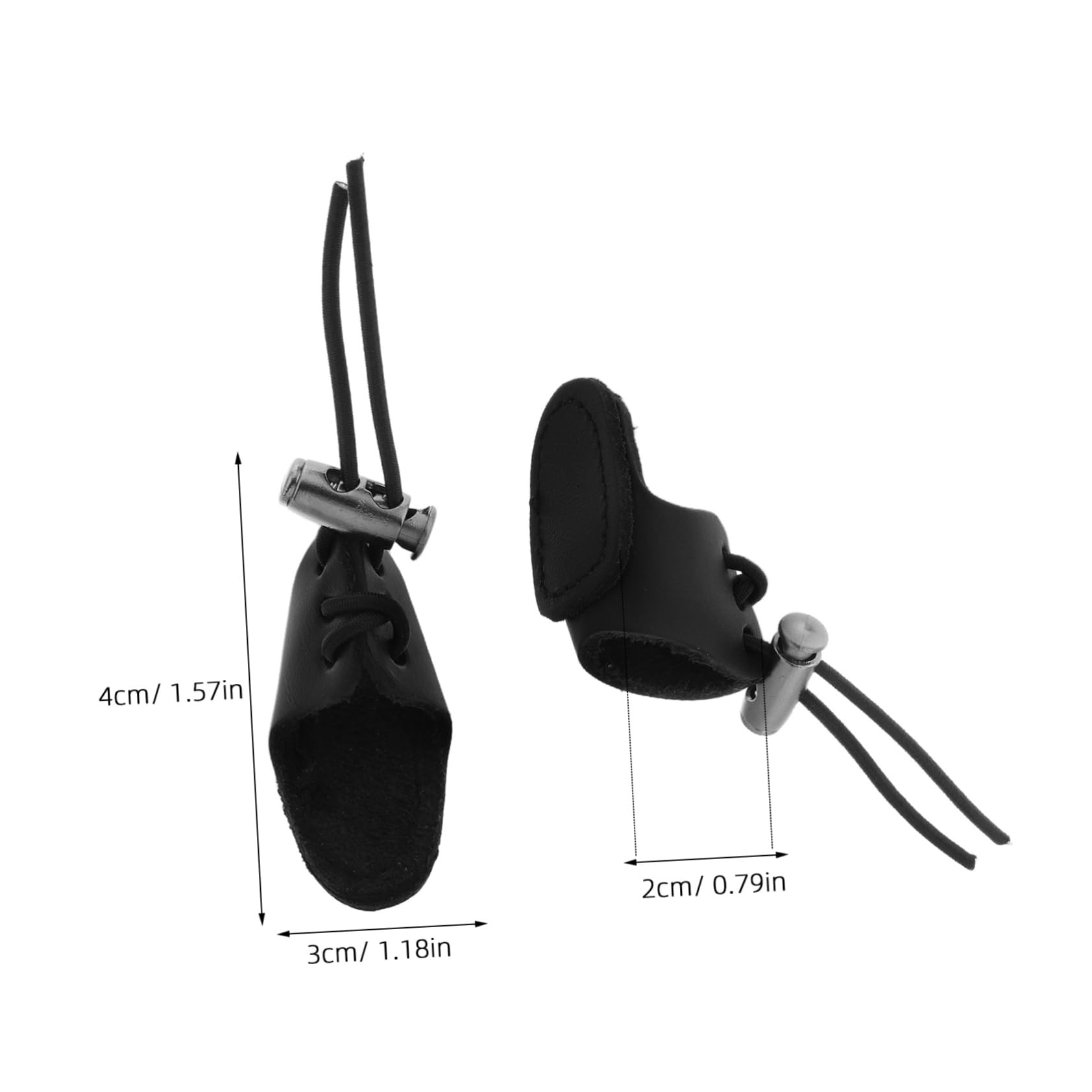 CORHAD Double Layer Archery Thumb Guard Leather Traditional Mongolian Style Finger Protector Archery Equipment