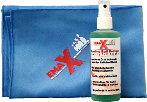  EMAX Boule de bowling Balle et nettoyant + mic...