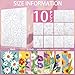 Nuberlic 10 Packs 8X10 Pre Drawn Canvas for Painting Floral Pre Printed Canvas Painting Kit Vibrant Botanical Pre Drawn Canvas to Teens Night Party Supplies