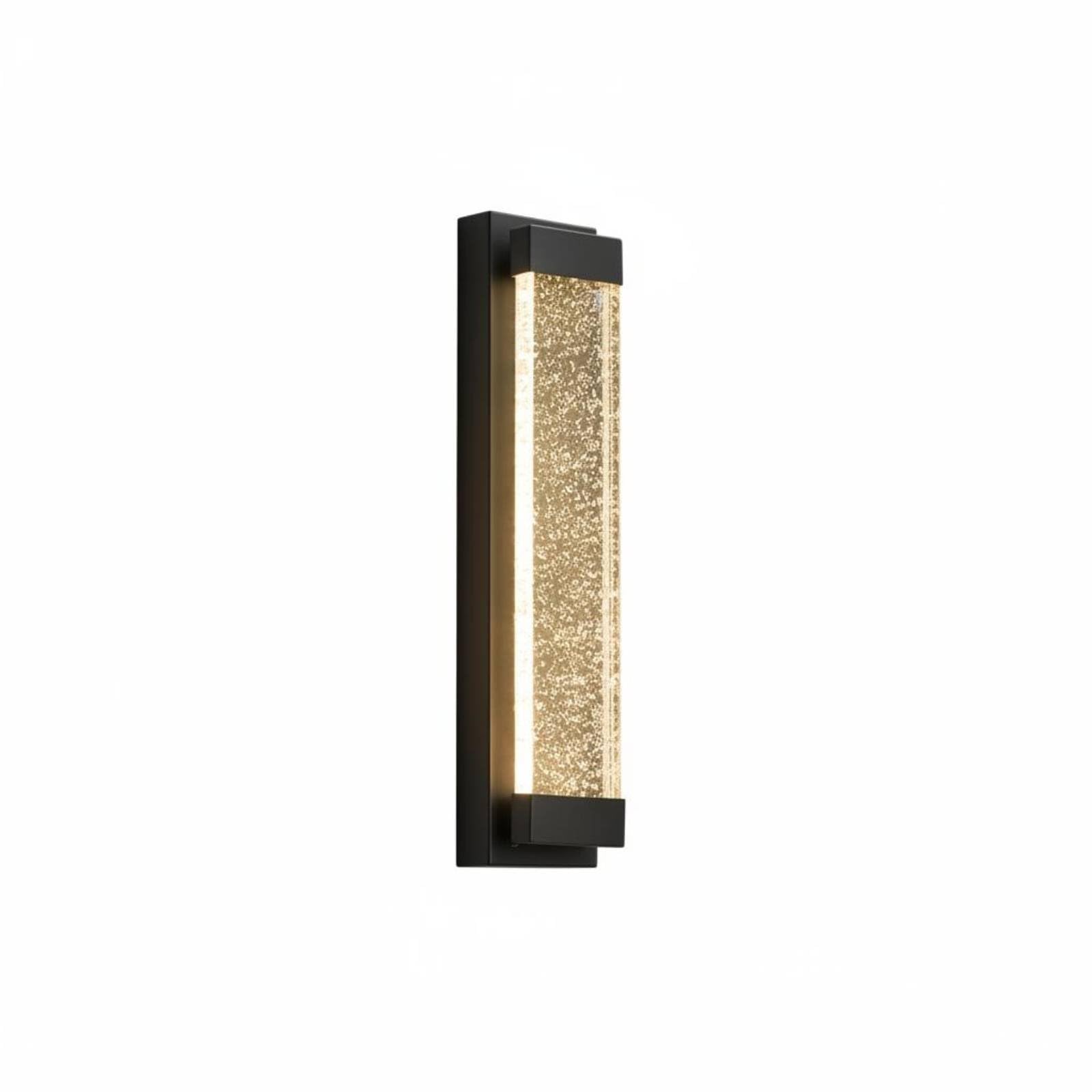 Gralara Lampe Murale Étanche Branchement Secteur Applique Murale Nordique Blanc Chaud 3000K Éclairage Extérieur pour Balcon, Terrasse, Entrée, 55 Cm, Modèle Standard Sans Projecteur