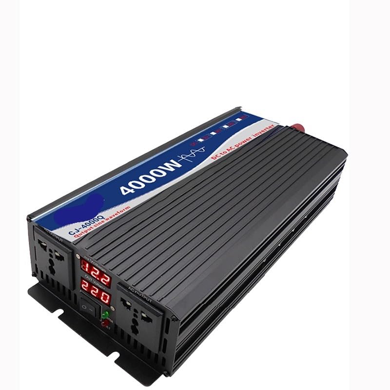 Solarwechselrichter, 3000/4000/5000W Wechselrichter DC 12V 24V 48V zu AC Konverter Transformator Solar Doppel Digitalanzeige Wechselrichter(3000W,72V_50HZ)