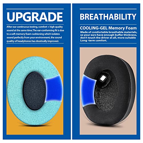 WH-1000XM4 Earpads Compatible with WH-1000XM4 1000XM4 Headphones with Tuning Pad I Breathable Replacement Ear Cushion (Cooling Gel) miniatura 2