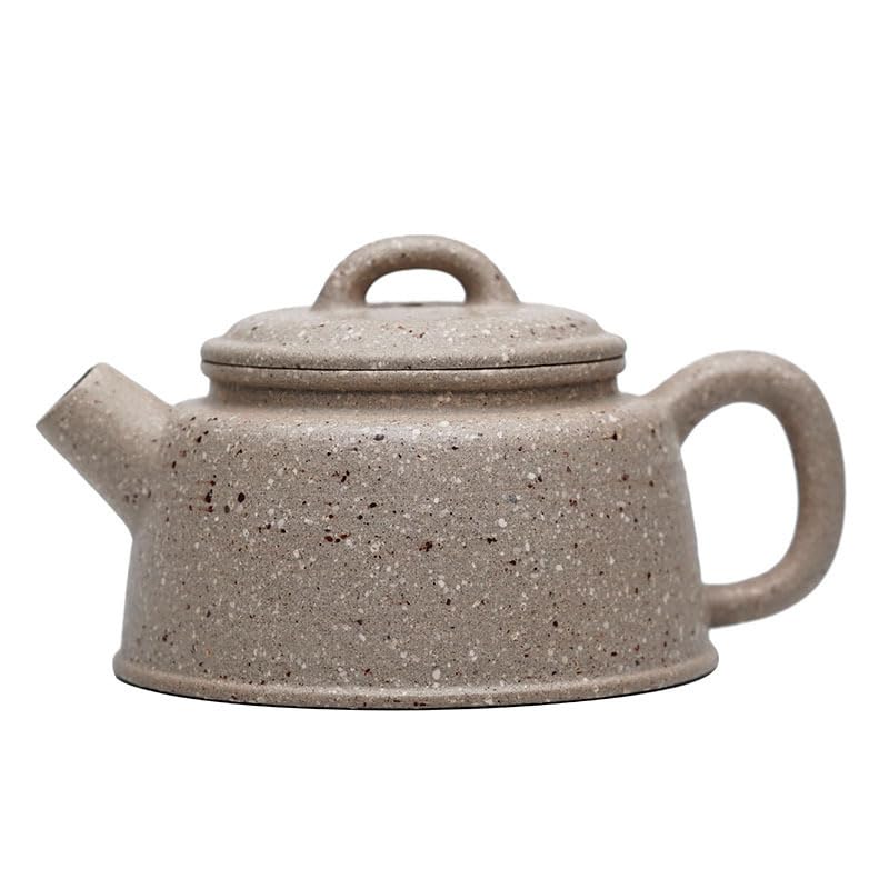 Teiere Teiere di Argilla Viola da 250 ml Pentola Fatta a Mano Minerale Grezzo Sabbia Grossa Giada Bianca Segmento Fango Bollitore Zisha Teaset tè Sfuso Teiera Teiera