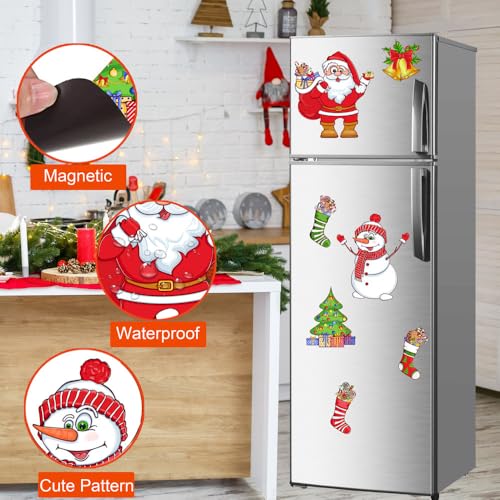 Aimants de réfrigérateur de Noël pour toute surface magnétique - 6