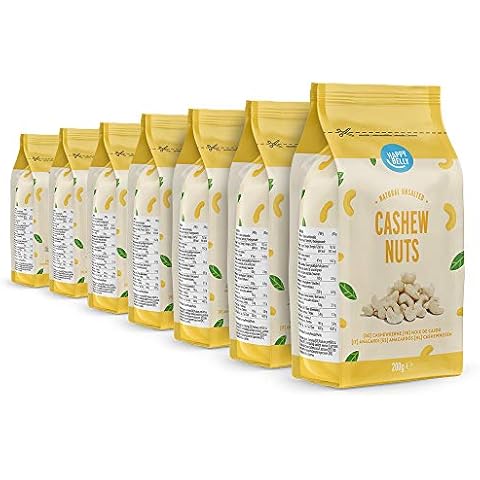 Marca Amazon - Happy Belly Anacardos enteros, 200 g (Paquete de 7) Cover