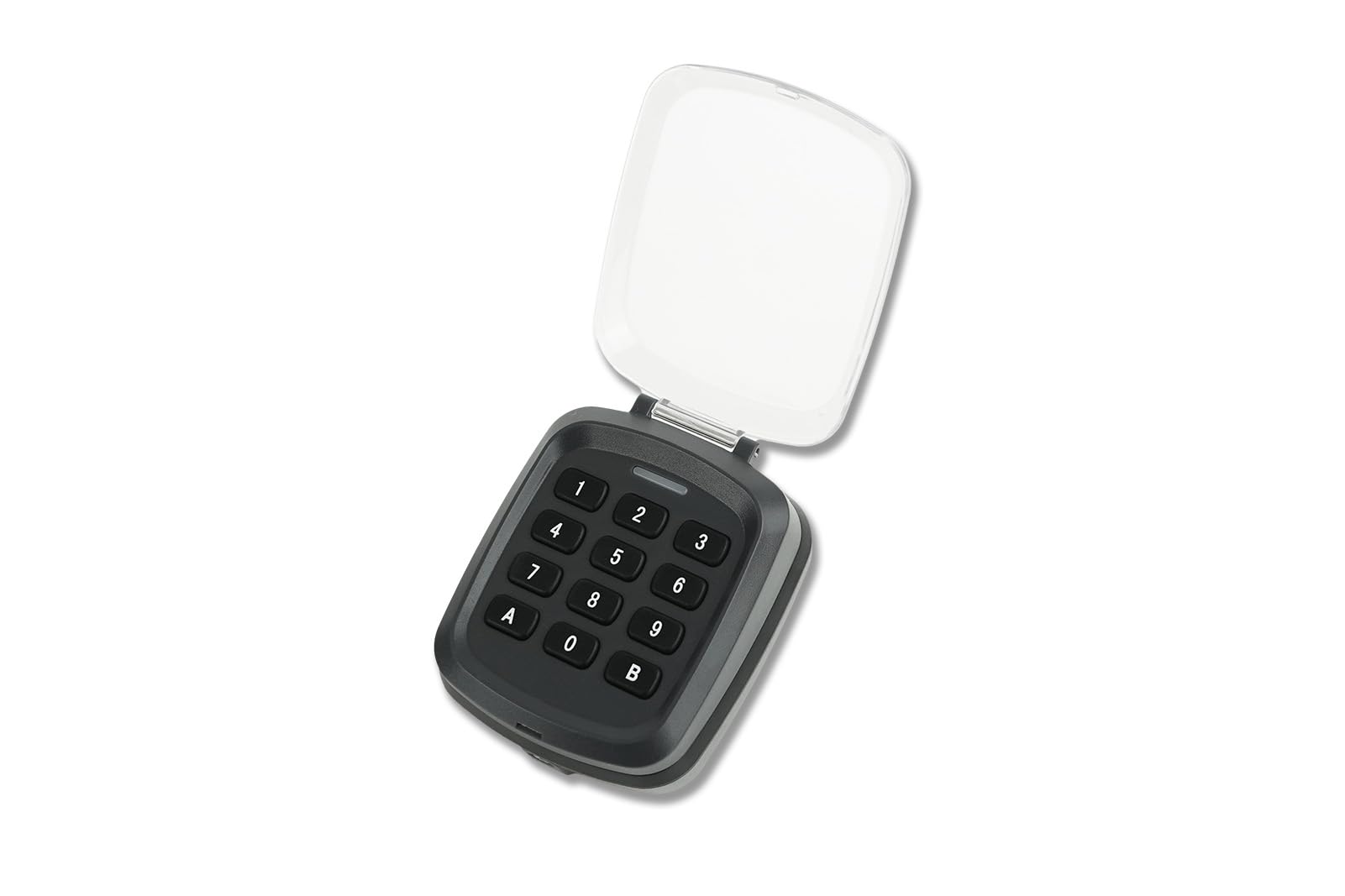 Hörmann Bouton à code sans fil 868 MHz compatible en anthracite Remplace le code HSM4-868 Serrure à code pour porte de garage Remplace FCT3 FCT-3 Serrure à combinaison Clavier motorisé de porte de